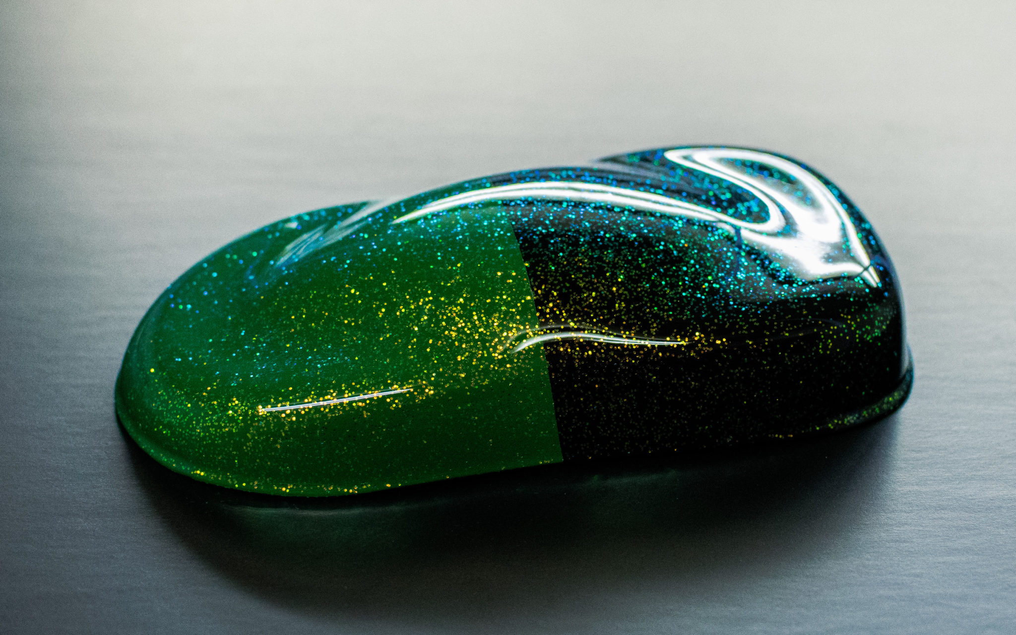 クロマジェム(ChromaGem)、ガラスフレーク、色の変化の見え方について