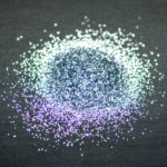 シルバーラメフレーク 0.4mm クロームフレーク、メタルフレーク、メタリックラメ、ラメ粉、ラメパウダー