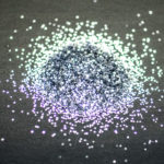 シルバーラメフレーク 0.8mm クロームフレーク、メタルフレーク、メタリックラメ、ラメ粉、ラメパウダー