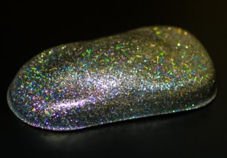 レインボーラメフレーク ロング 0.3X3mm